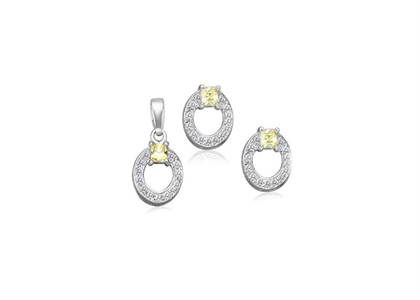 Rhodium Plated | Fashion Pendant Sets